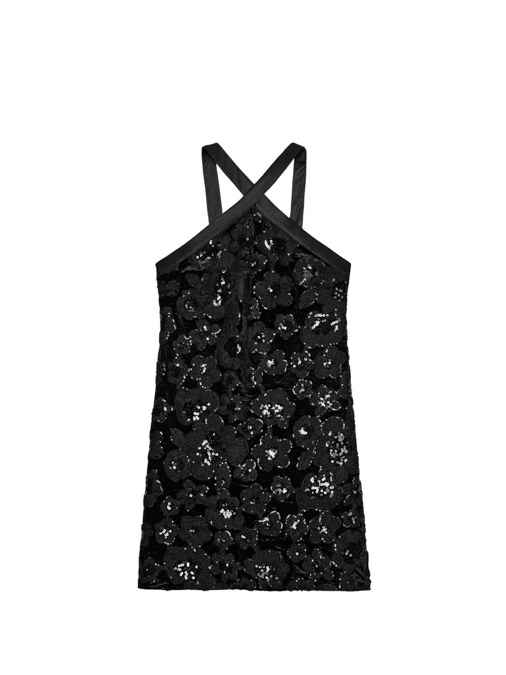 Zara Combination Sequin mini Dress